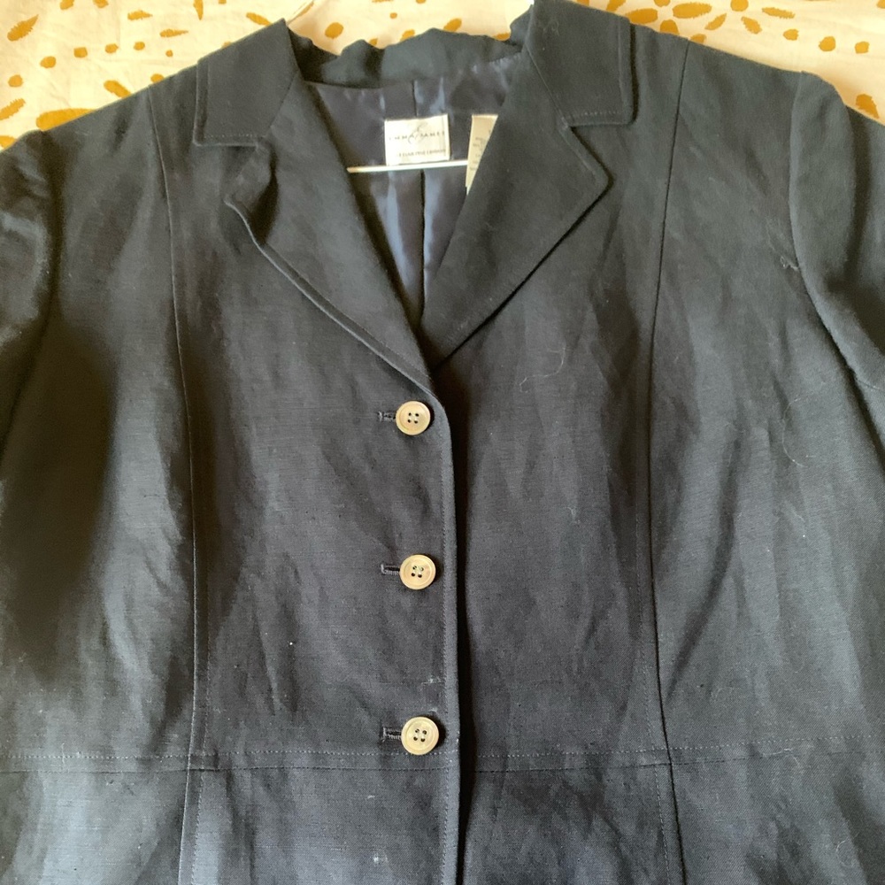 Business causal button down